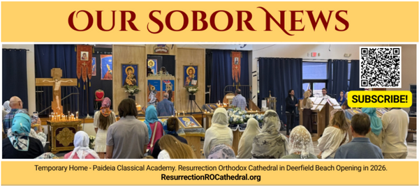 Our Sobor News January 15, 2026